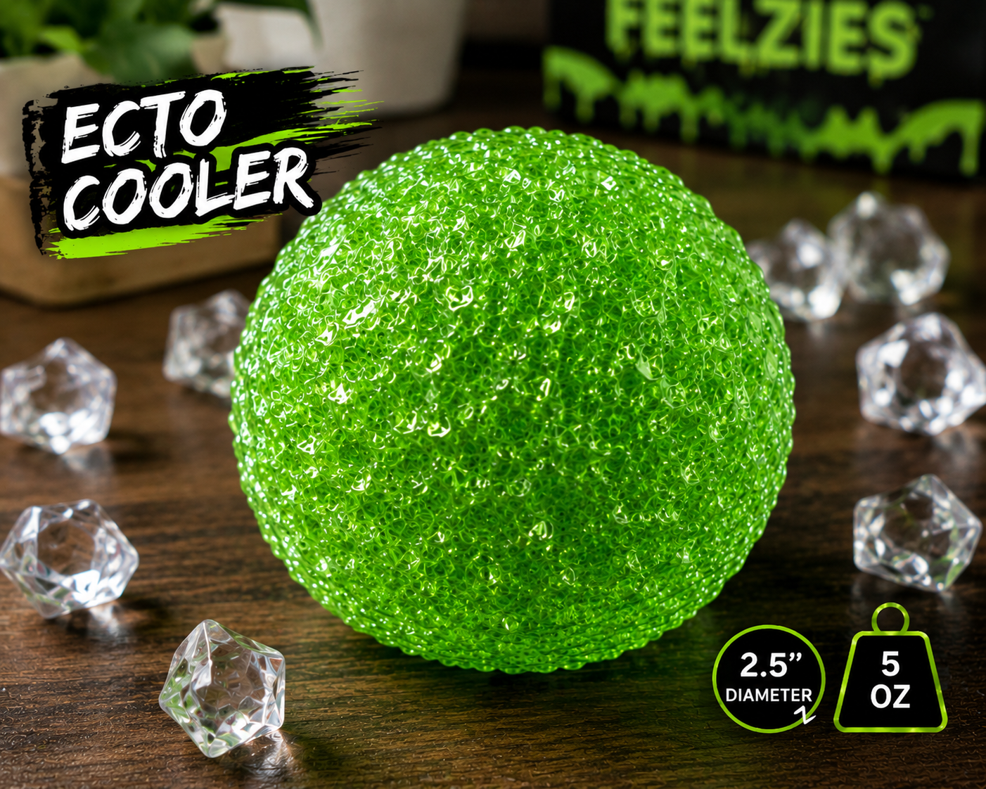 FEELZiES™ Icy Crunch Squishy™ | Crunchy Sensory Fidget Toy