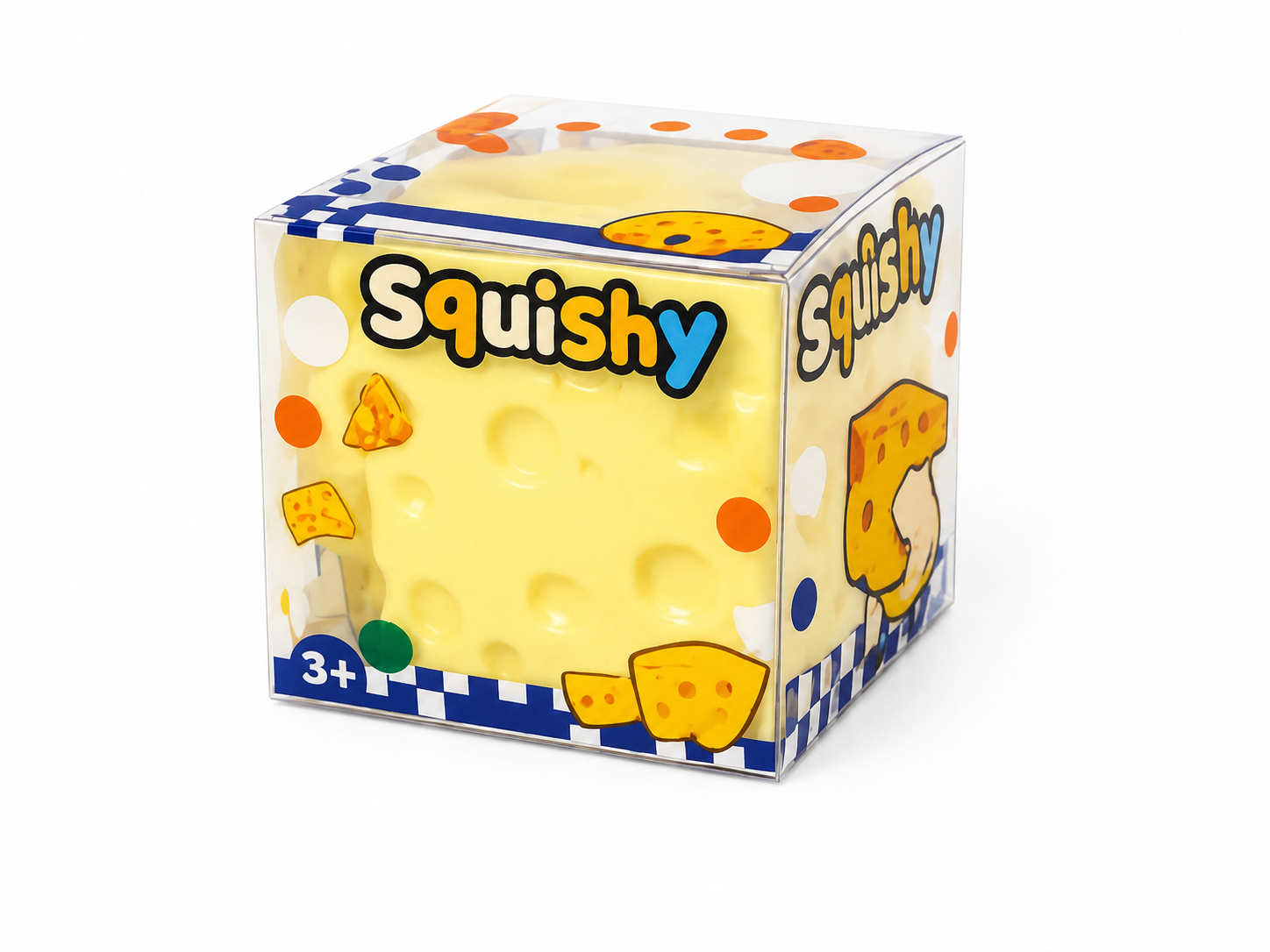 Swiss Cheese Vaseline Squishy | Memory Foam Slow-Rise
