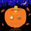 Ghost & Gourd Halloween Perfect Pair Earrings for Kids