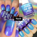Blurple Thermal Color Changing Nail Polish - Blue to Purple Shimmer