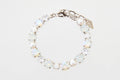 Sea Kissed Opal Pearl Matte Iridescent Swarovski Crystal Bracelet