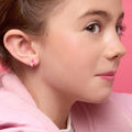 Butterfly 18K Gold Plated Huggie Earrings for Kids