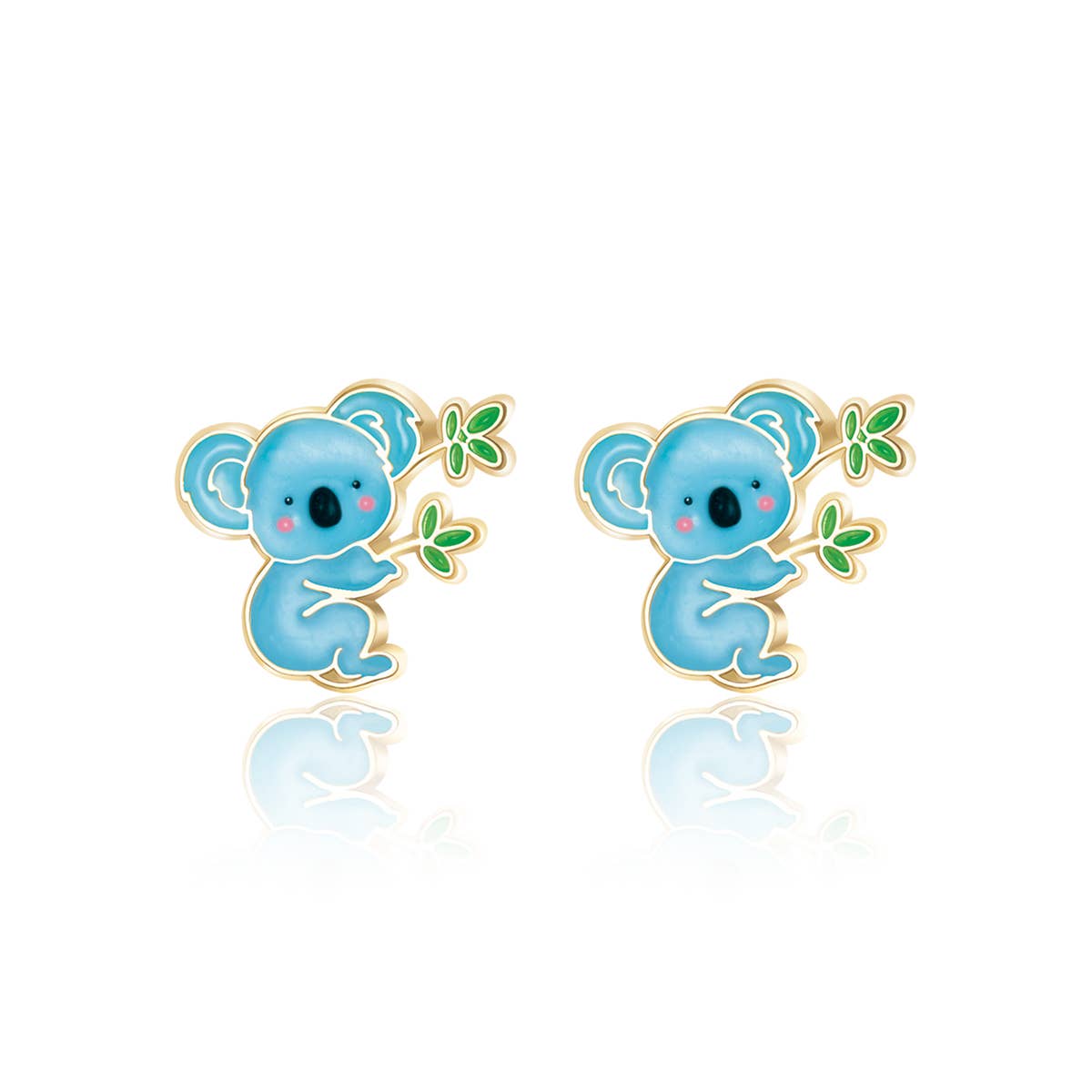 Cutie Koala Stud Earrings for Kids