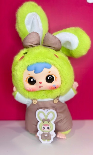 Samuel 400% Green Rabbit Original Series Plush Blind Box Authentic NEW