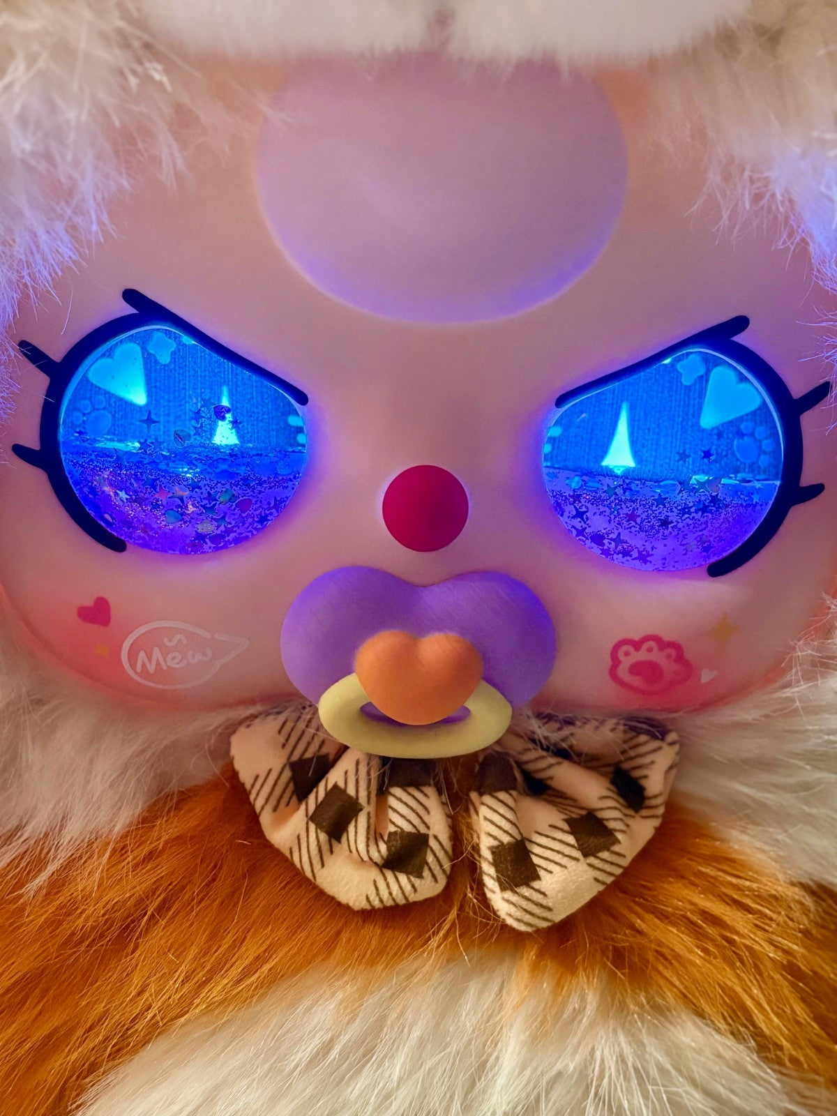 Baby Three AI キツネ 800% オイル目 レア Baby Three BB3 AI 800% Interactive WiFi Plush Fox — Purple Liquid