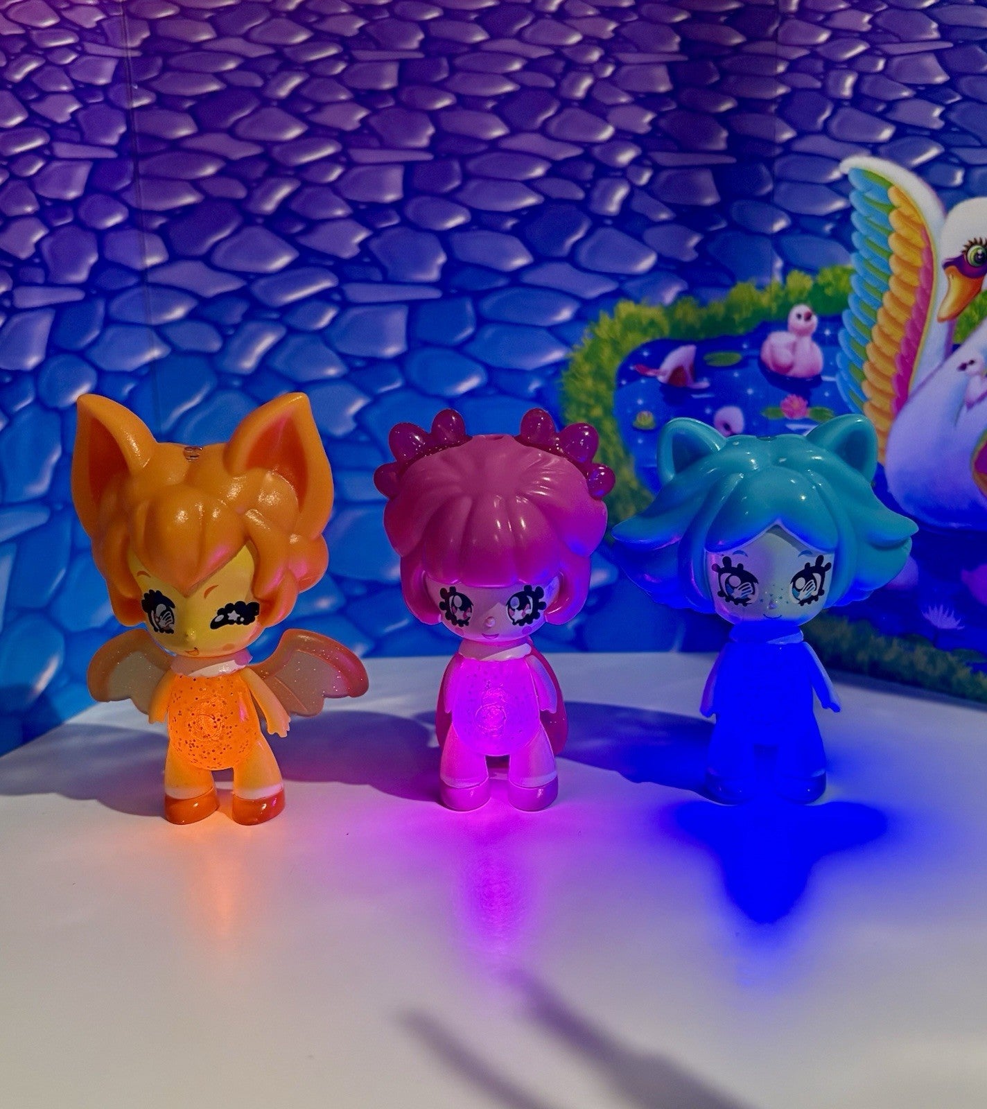 Glimmies Rainbow Friends Set of 3 Collectible Figures