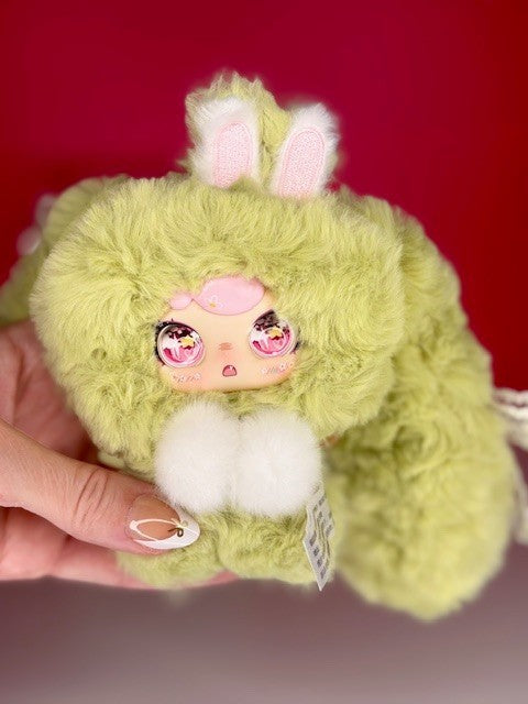 Zaza Soft Little Cloud Plush Bag Charm ~ Choice of 8 ~ Liquid Glitter Eyes NEW