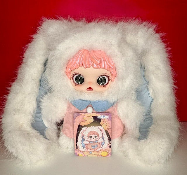 Mioco 600% Secrets of the Forest White Bunny Collectible Plush New