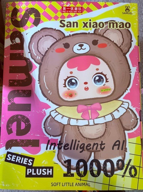 Samuel 1000% Intelligent AI USB Charge Cute Heart Rabbit Pink Bunny New