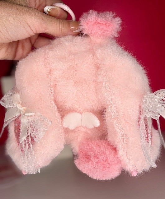 Zaza Soft Little Cloud Plush Bag Charm ~ Choice of 8 ~ Liquid Glitter Eyes NEW