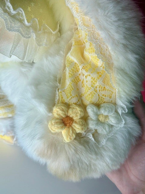BabyThree BB3 Sun Blossom 400% Plush — Yellow Designer Blind Box Collectible