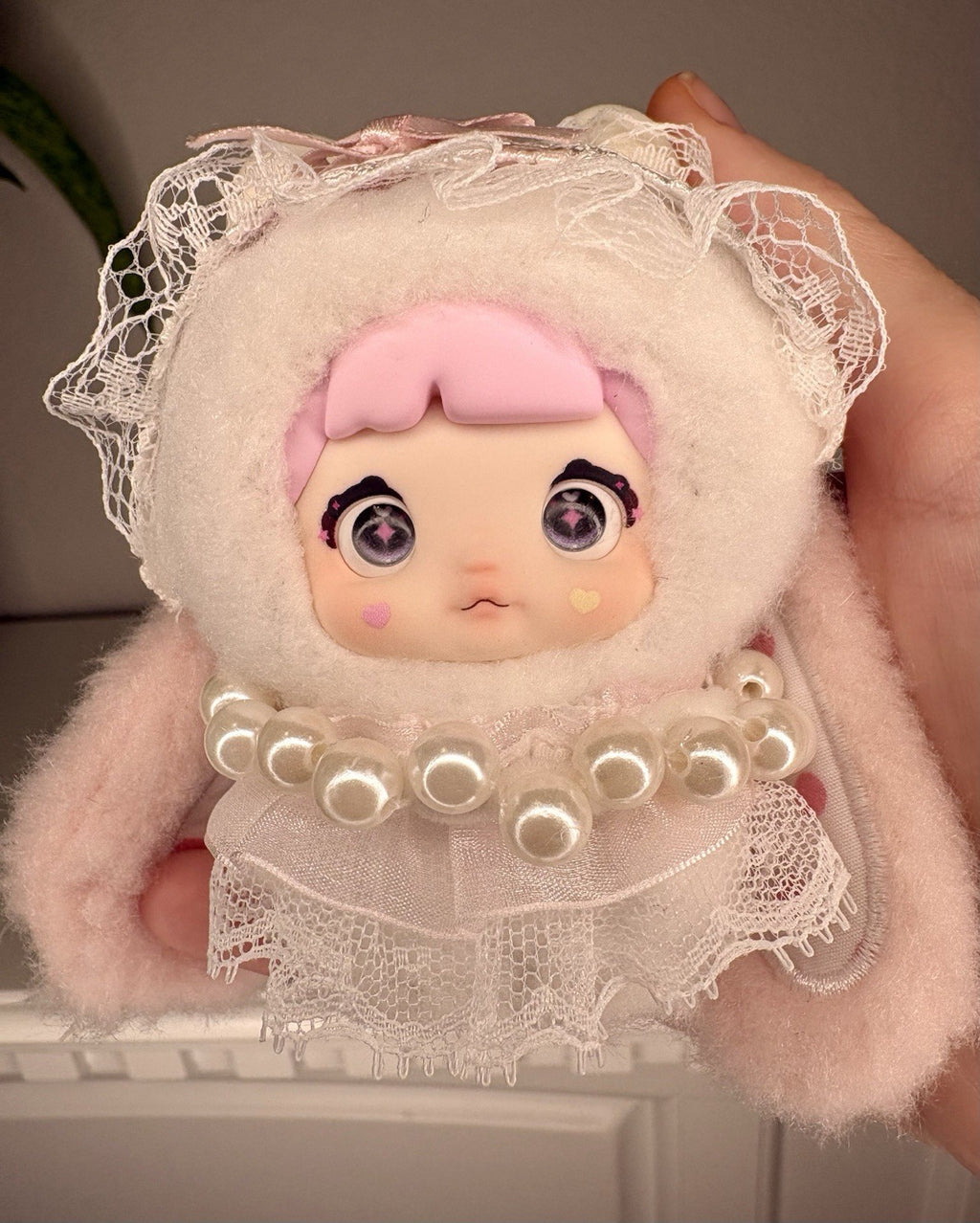 NOMMI BABY SWEETHEART BUNNY CHARM- Confirmed Mousse Sweet! 🩷🐇🩷