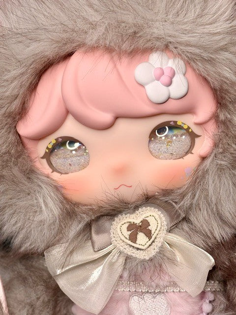 ZFAZ Luxi Picnic Bunny 600% Evening Breeze Firefly Grey Pink Collectible Plush
