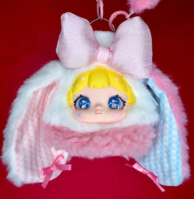 Darlym Fluffy Star Light Night Light Plush Keychain Blind Box New