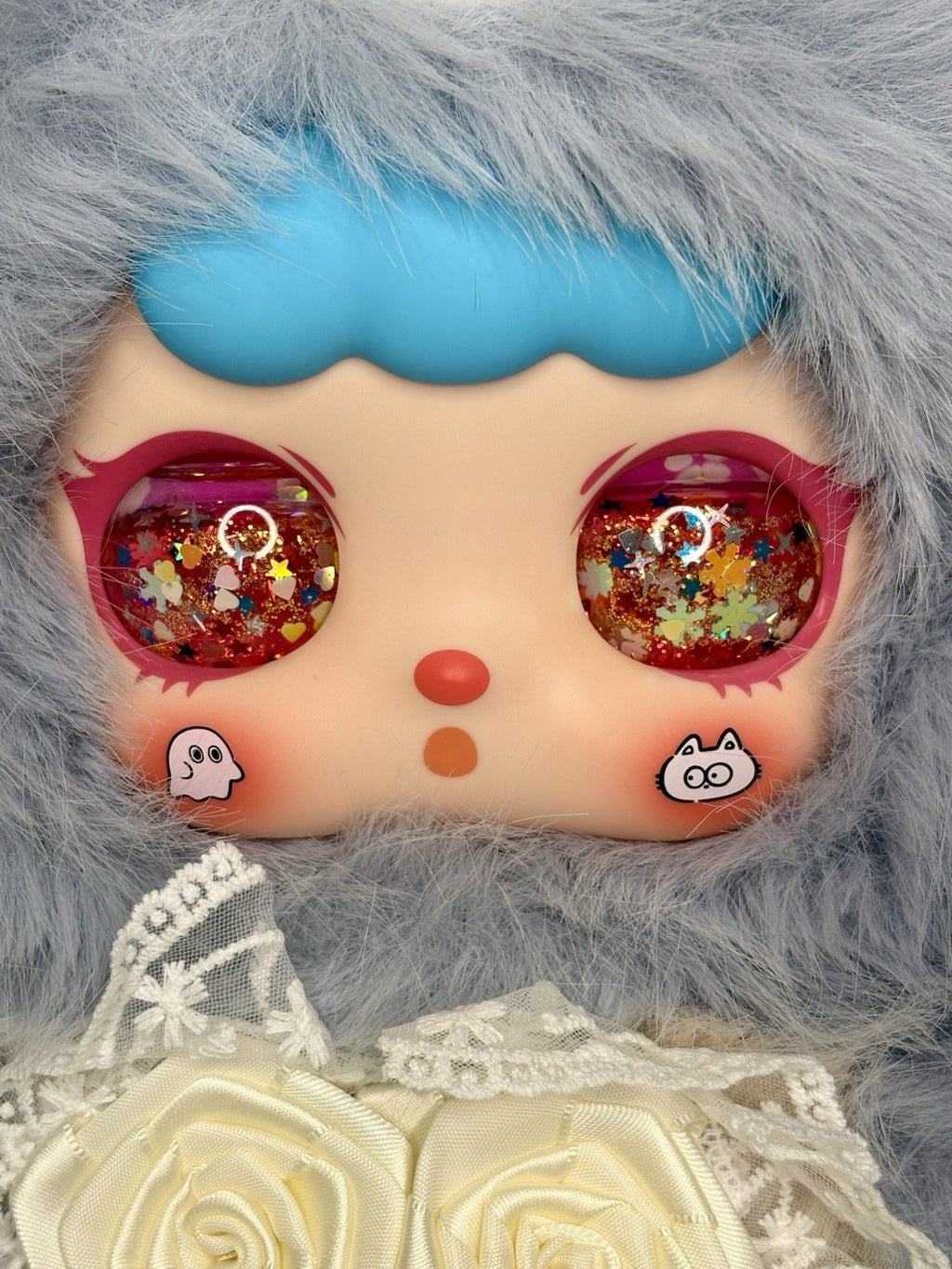 NEW Nai Fu Bunny Sauce 600% Plush Doll- Blueberry Puff