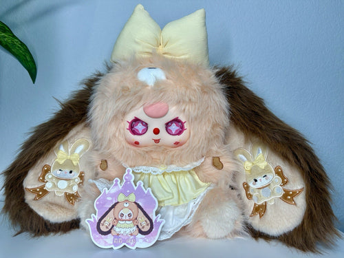 Baby Three Lily Rabbit Town V5 400% Confirmed Brown And Peach Bunny