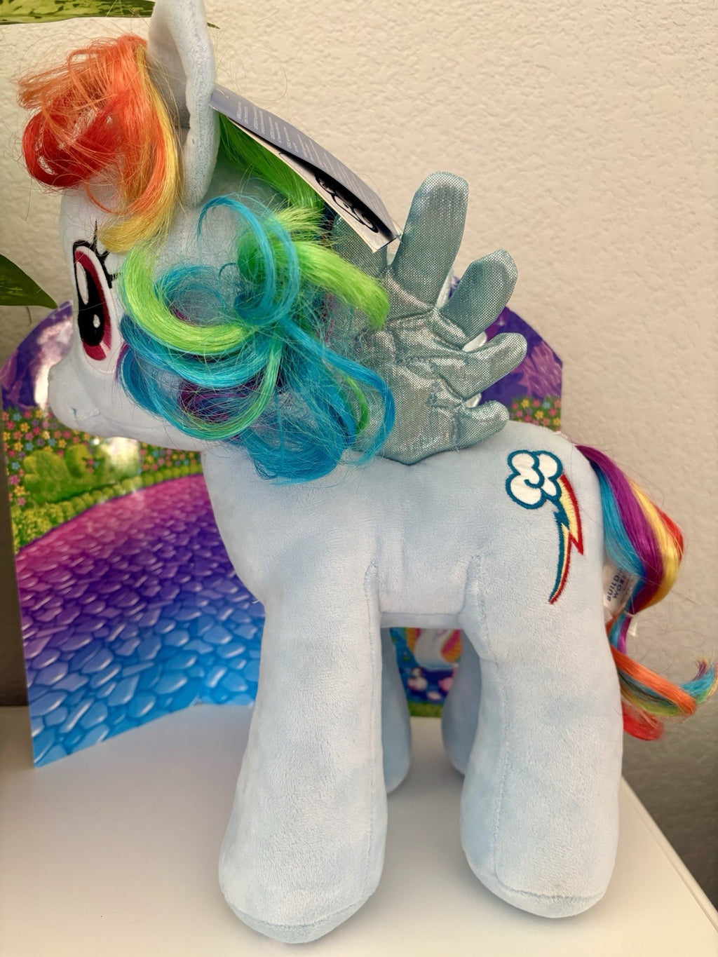 My Little Pony Rainbow Dash Build-A-Bear Plush – Retired – New with Tags NWT