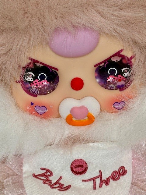 Baby Three BB3 Sugar Baby V2 400% 草莓麻薯 Strawberry Mochi Custom Kuromi Plush