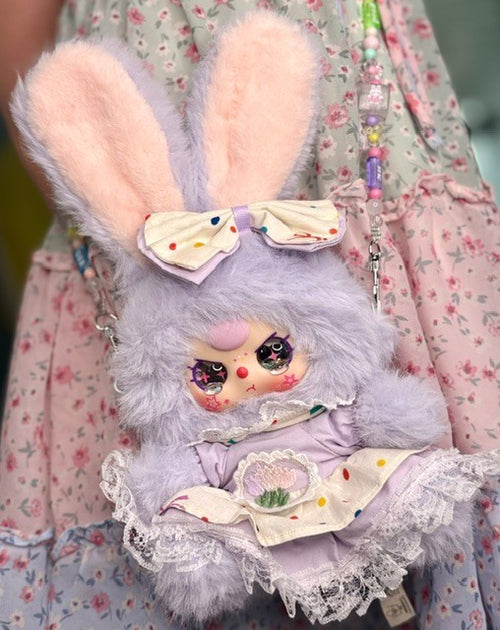 Baby Three BB3 Macchiato Mini Rabbit Bag Plush Coin Purse Customer Pick New