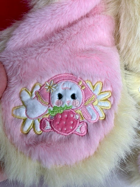 Baby Three BB3 Lily Rabbit Town V5 400% Pink & Yellow Bunny Plush New