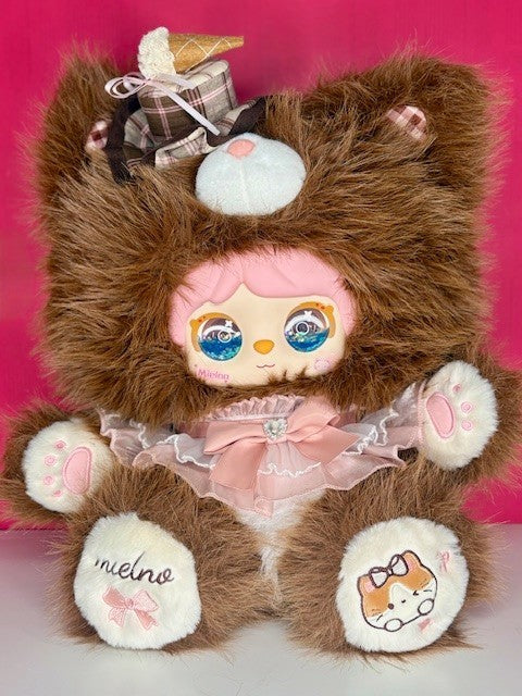 Mielno Meow Rabbit Diary 800% Sweet Talk Plush Liquid Glitter Eyes Designer Cat