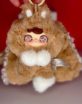 Zaza Soft Little Cloud Plush Bag Charm ~ Choice of 8 ~ Liquid Glitter Eyes NEW