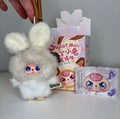 Baby Three BB3 Super Mini Bunny Plush  Letter Z New Keychain Special Face