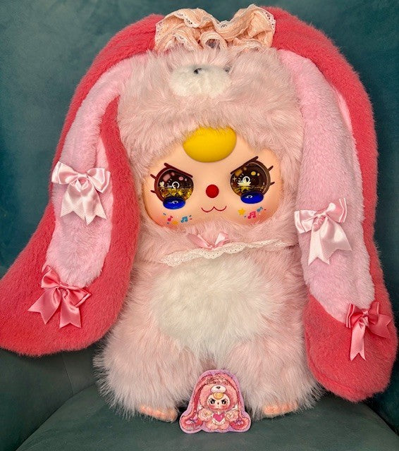 BB3 Baby Three 800% AI Interactive Talking Warmheart Rabbit Gold Liquid Cry Eyes