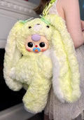 New Baby Three 400% Hugging Baby Backpack Plush Series - Green Bunny Pacifier