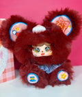 Migo Garden Cake House Peach Colored Fluff Christmas Bear Plush Blind Box