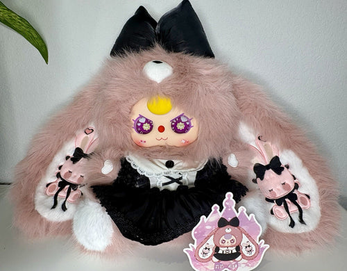 Baby Three Lily Rabbit Town V5 400% Confirmed Pink and Black Bunny