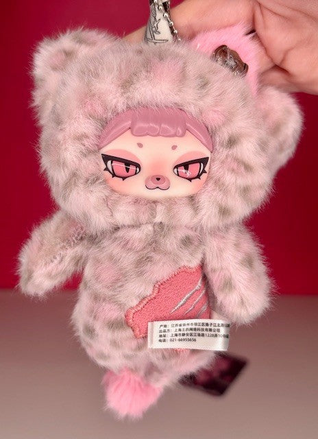 Piku The Week Plush Pendant Blind Box — Choice of 6 Days Y2K Leopard Charm