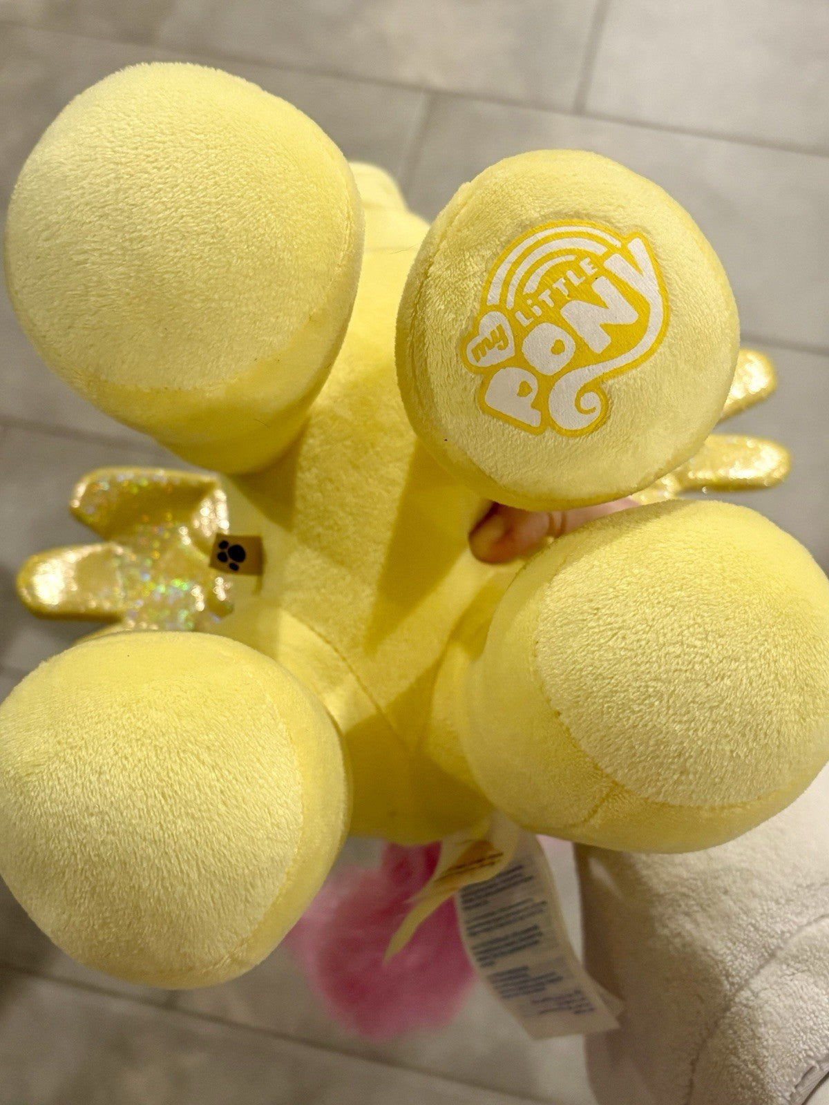 Build A Bear My Little Pony Fluttershy  16” Plush 2013 Glitter Wings BAB