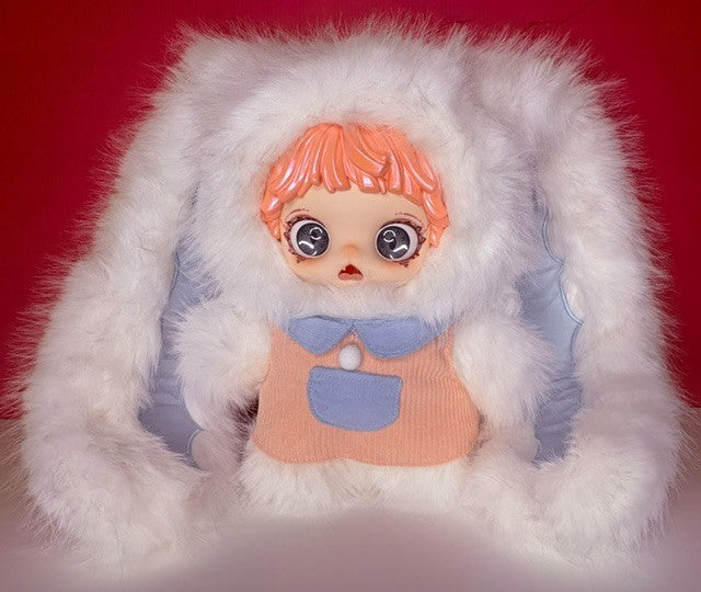 Mioco 600% Secrets of the Forest White Bunny Collectible Plush New