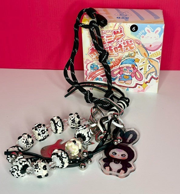 Curaplaneta Baby Three Love Chain Acrylic Blind Bag Keychain Confirmed