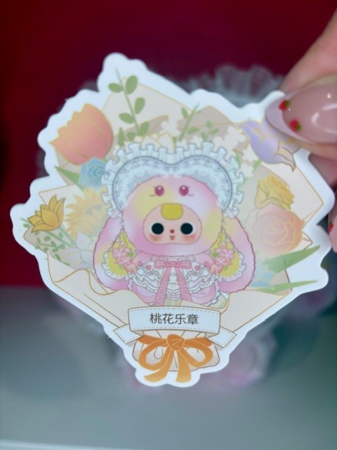 Baby Three Sun Blossom 400% Peach Blossom Sonata Custom Face Pink Bunny Plush