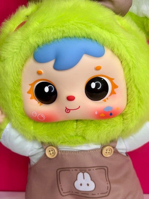 Samuel 400% Green Rabbit Original Series Plush Blind Box Authentic NEW