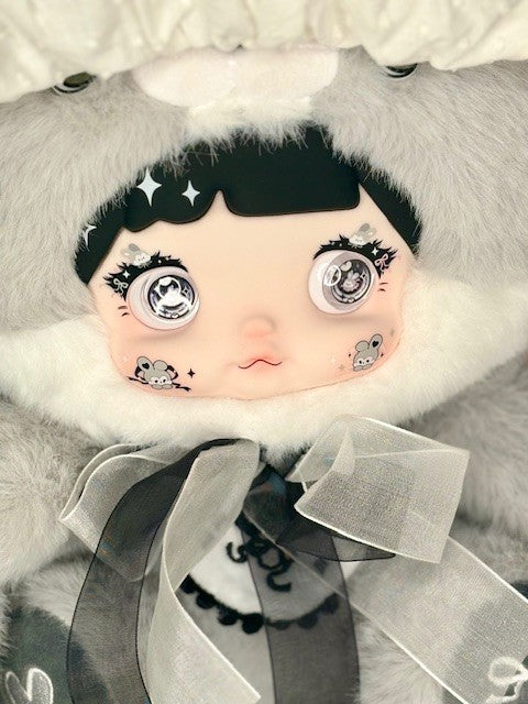 Nommi Mushroom Hat 400% Jade Plush Blind Box Designer Vinyl Doll Toy Kawaii