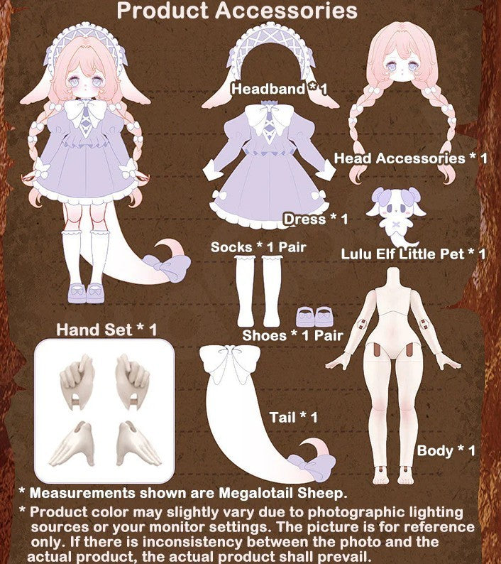 Luluelf Story Series 1/12 BJD Ball Jointed Collectible Doll - Choose Character