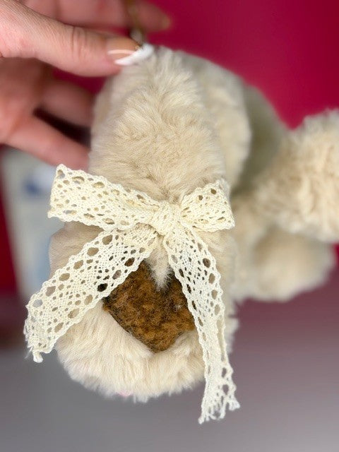 Zaza Soft Little Cloud Plush Bag Charm ~ Choice of 8 ~ Liquid Glitter Eyes NEW