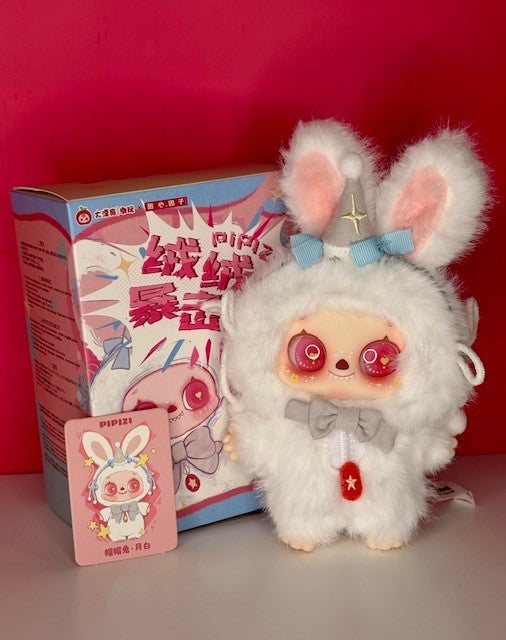 PIPIZI Fluffy Strike Plush Pendants~ Designer Blind Box Labubu BB3 Vibe NEW