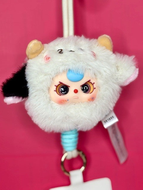 Baby Three BB3 Mobile Phone Lanyard Plush Blind Box - 12 Animals of Your Choice!