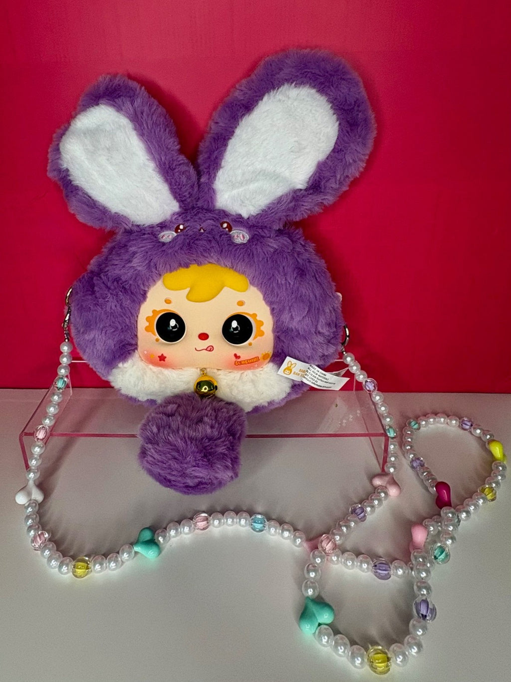Samuel Dopamine Rabbit Chain Plush Bag Blind Box Brand New 💫