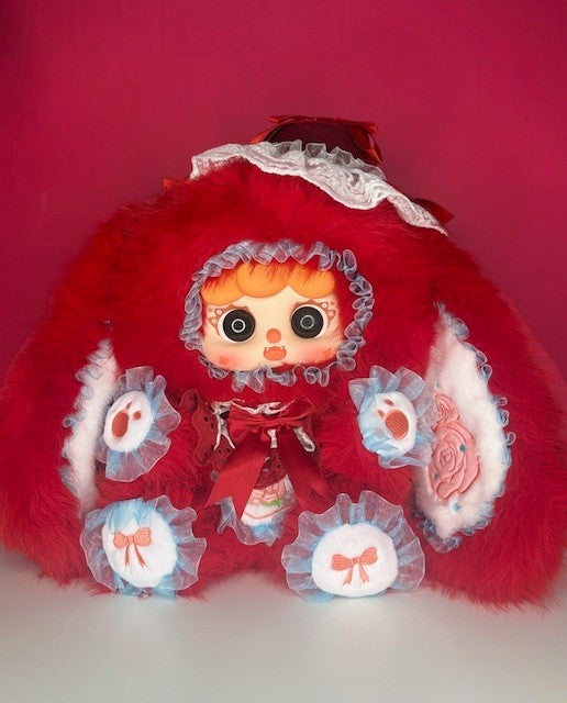 Migo 600% Rose Tea Party Rose Garden Plush Blind Box Designer Art Toy