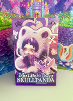 Popmart Skullpanda x My Little Pony blind box with purple character art on package