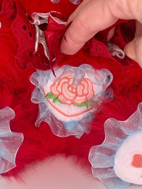 Migo 600% Rose Tea Party Rose Garden Plush Blind Box Designer Art Toy