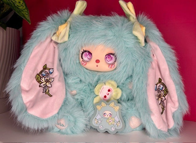 LIILA 600% V2 Tea Time With My Girl Lily Rong Er Mint Bunny Big Designer Plush