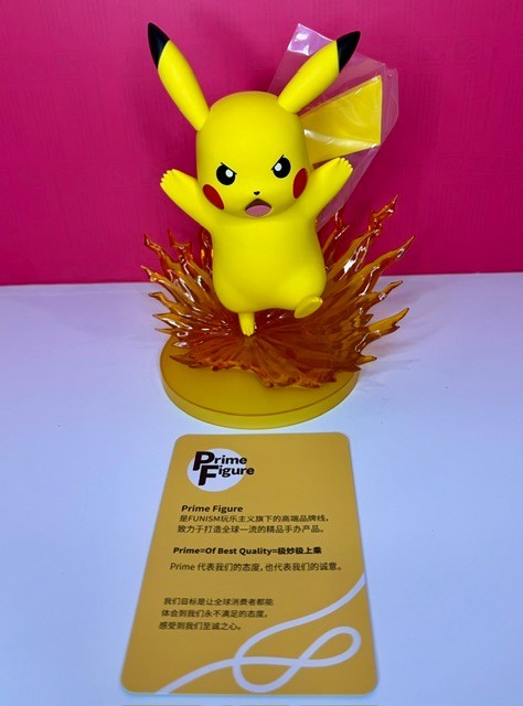 Funism Pokemon Prime Figure Pikachu Thunderbolt Statue New