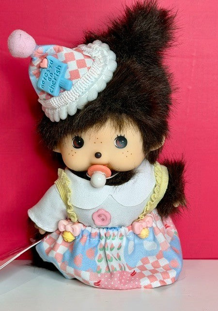 Monchhichi Birthday Costume Collector Plush Doll New