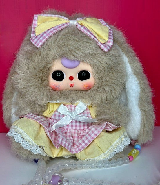 Baby Three BB3 Macchiato Mini Rabbit Bag Plush Coin Purse Customer Pick New